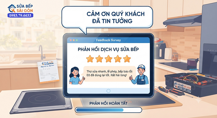 Sửa bếp từ Mitsubishi chu đáo