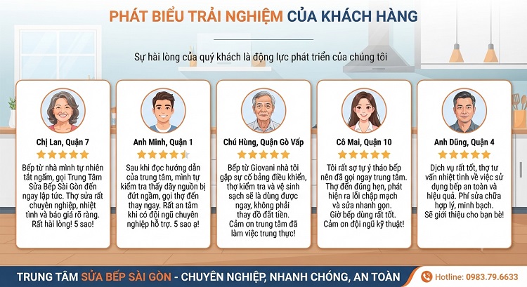 Sửa bếp từ Pháp uy tín, giá hợp lý