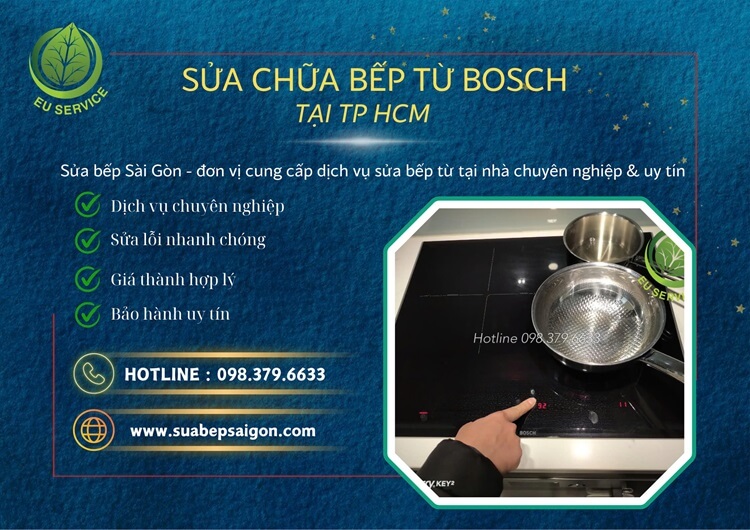 Sửa chữa bếp từ Bosch tại TPHCM