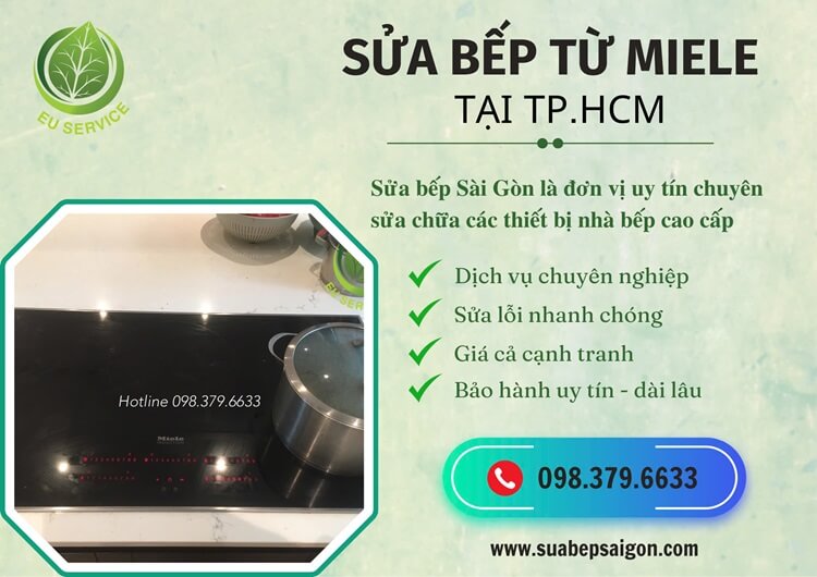 sửa chữa bếp từ Miele tại TPHCM