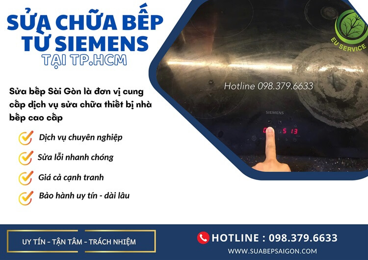 sửa chữa bếp từ Siemens