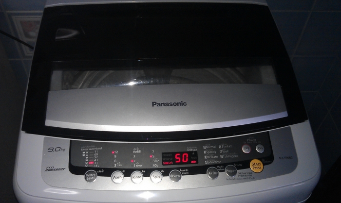 Bảo hành máy giặt Panasonic cửa trên chính hãng