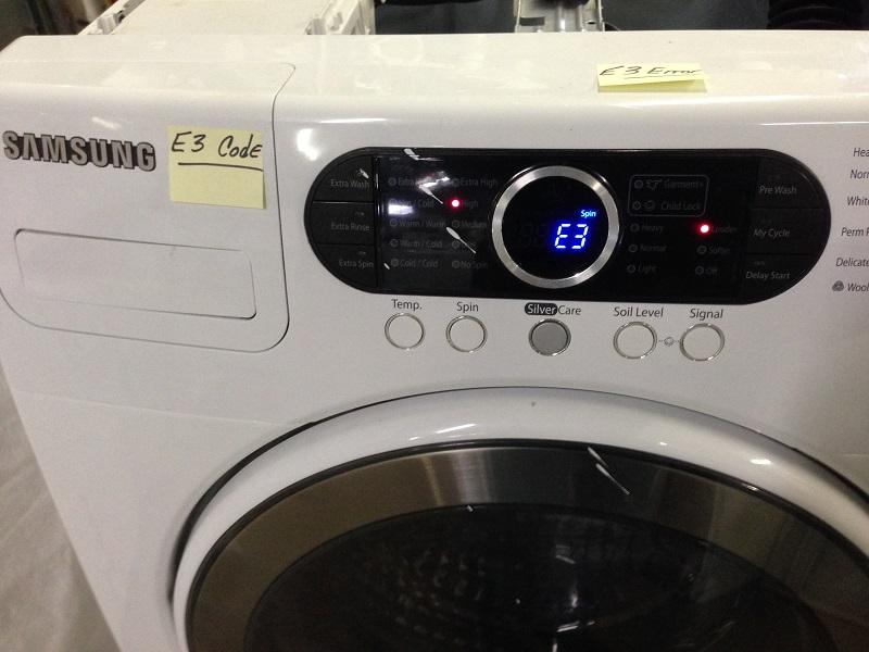 Sửa máy giặt quần áo Samsung lỗi E3