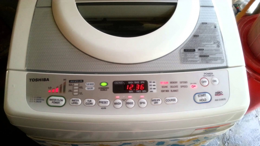 Bảo hành máy giặt cửa trên Toshiba chính hãng uy tín