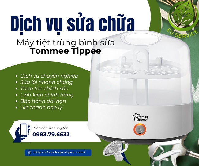 Sửa máy tiệt trùng bình sữa Tommee Tippee