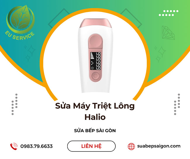 Sửa máy triệt lông halio