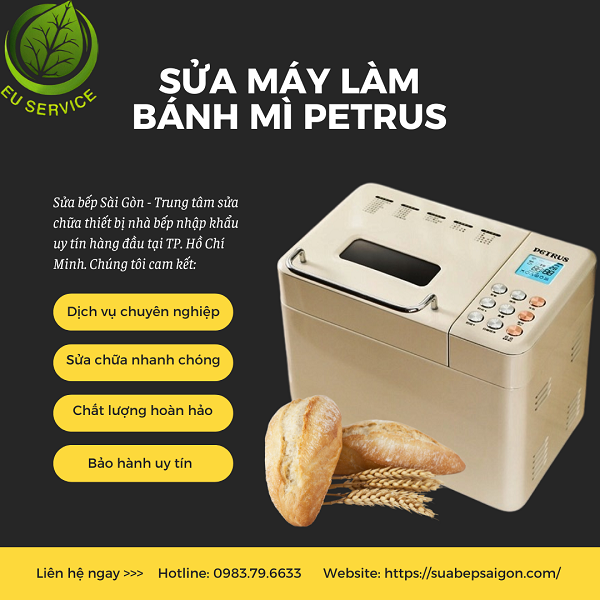 Sửa máy làm bánh mì Petrus chuyên nghiệp