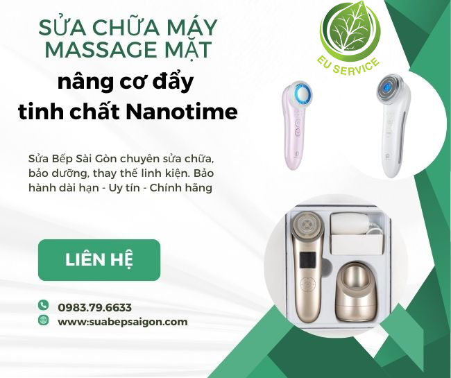 Sửa chữa máy massage mặt, nâng cơ đẩy tinh chất Nanotime