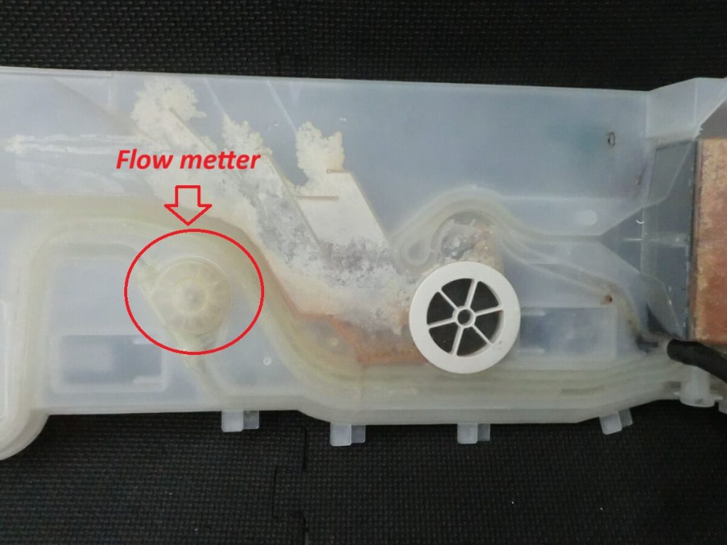 đồng hồ lưu lượng nước máy rửa chén miele