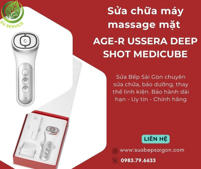 Sửa máy massage mặt AGE-R USSERA DEEP SHOT MEDICUBE