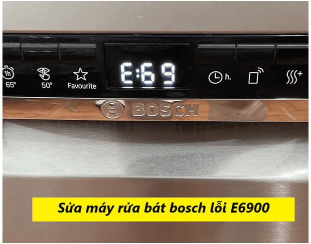 Sửa chữa máy rửa chén bát Bosch lỗi E6900 tại TP.HCM