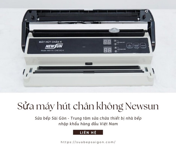 Dịch vụ sửa chữa máy hút chân không Newsun uy tín, sửa lỗi hiệu quả