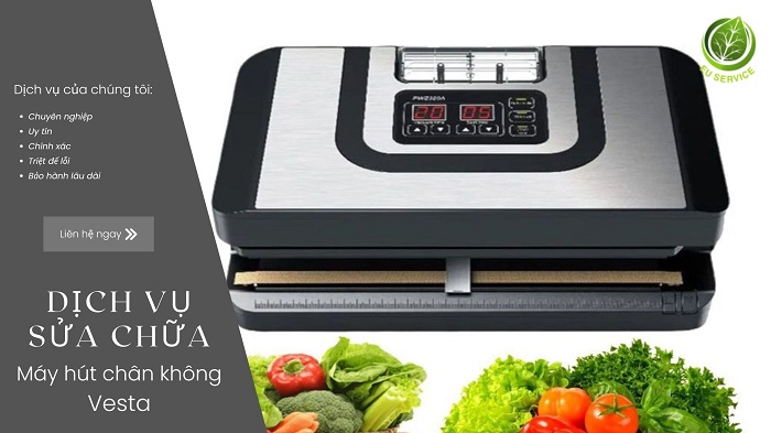 Dịch vụ sửa chữa máy hút chân không Vesta uy tín hàng đầu