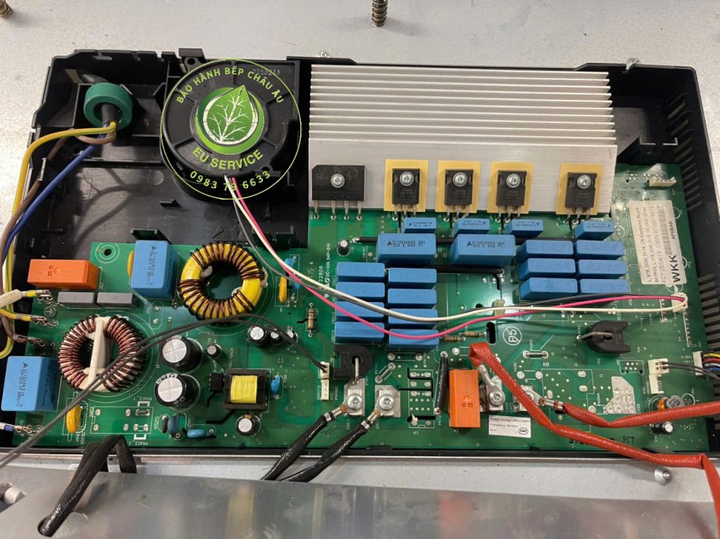 Phân tích bo mạch bếp từ Bosch