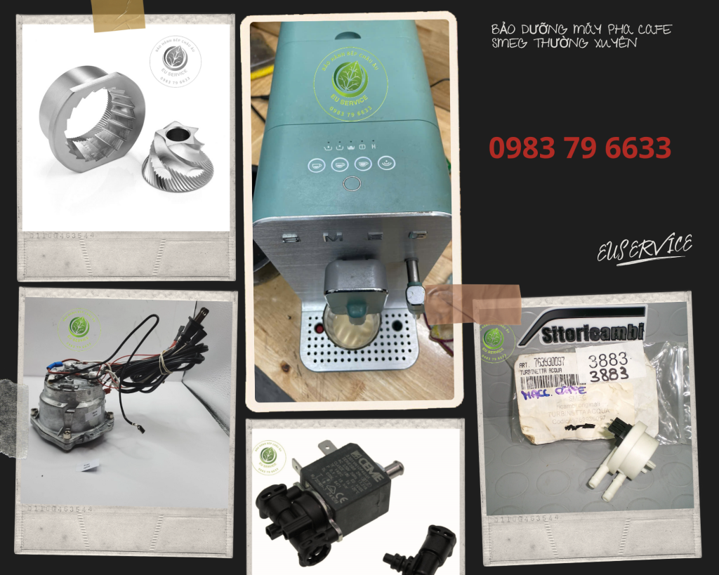 Bảo dưỡng máy pha cafe Smeg tại nhà