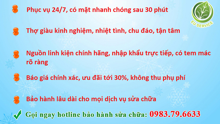 Quy trình sửa chữa tại EUSERVICE