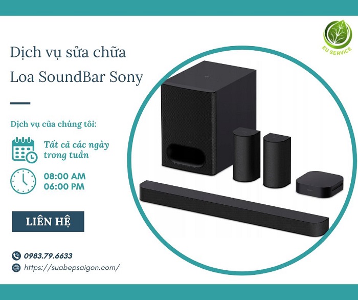 Sửa chữa loa SoundBar Sony uy tín, nhanh - linh kiện chuẩn