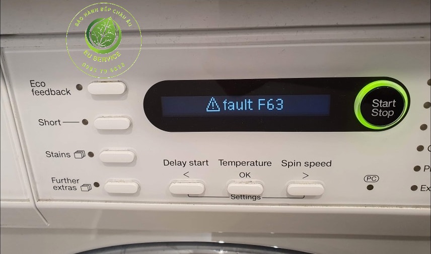 Sửa chữa máy giặt Miele F63 tại HCM