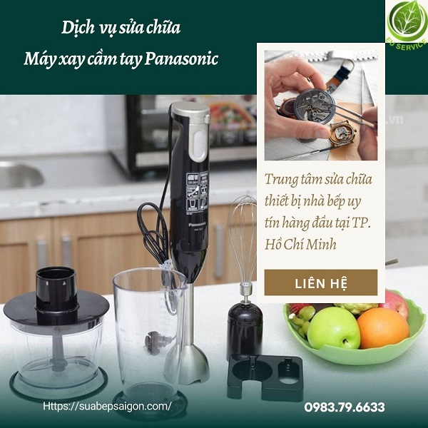 Sửa chữa máy xay cầm tay Panasonic tận tâm, uy tín hàng đầu