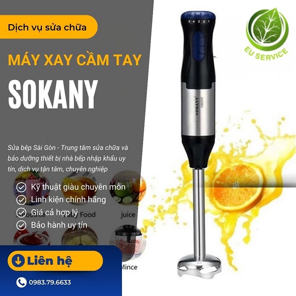 Sửa chữa máy xay cầm tay Sokany uy tín, dịch vụ tận tâm